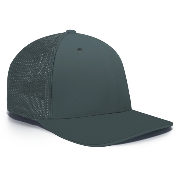 Trucker Flexfit® Cap with Pro-stitched finish.... from ASI 37461 Augusta Sportswear / Pacific Headwear