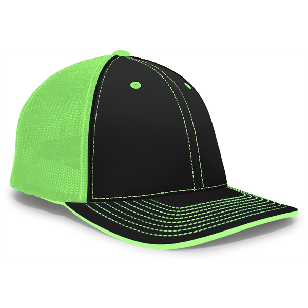 Trucker Flexfit® Cap with Pro-stitched finish.... from ASI 37461 Augusta Sportswear / Pacific Headwear