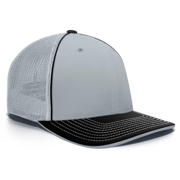 Trucker Flexfit® Cap with Pro-stitched finish.... from ASI 37461 Augusta Sportswear / Pacific Headwear