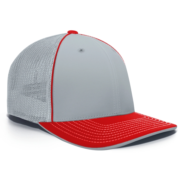 Trucker Flexfit® Cap with Pro-stitched finish.... from ASI 37461 Augusta Sportswear / Pacific Headwear