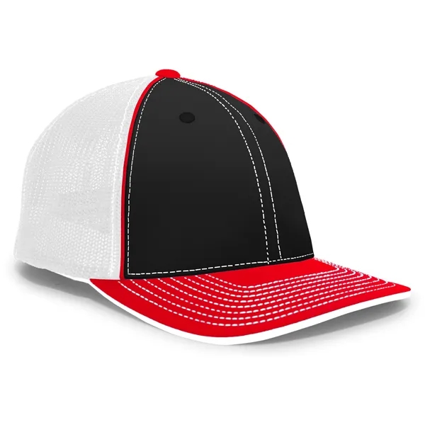 Trucker Flexfit® Cap with Pro-stitched finish.... from ASI 37461 Augusta Sportswear / Pacific Headwear