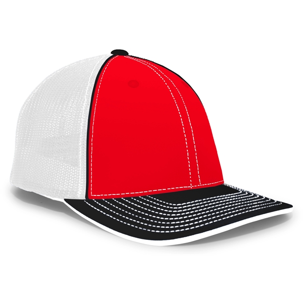Trucker Flexfit® Cap with Pro-stitched finish.... from ASI 37461 Augusta Sportswear / Pacific Headwear