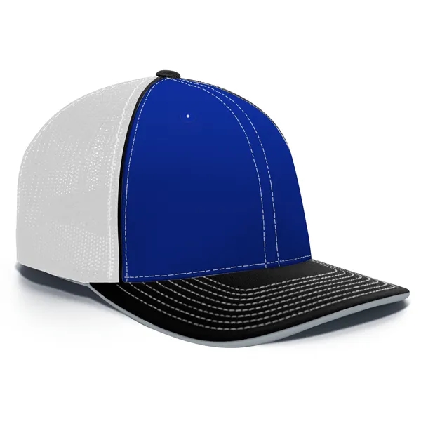 Trucker Flexfit® Cap with Pro-stitched finish.... from ASI 37461 Augusta Sportswear / Pacific Headwear