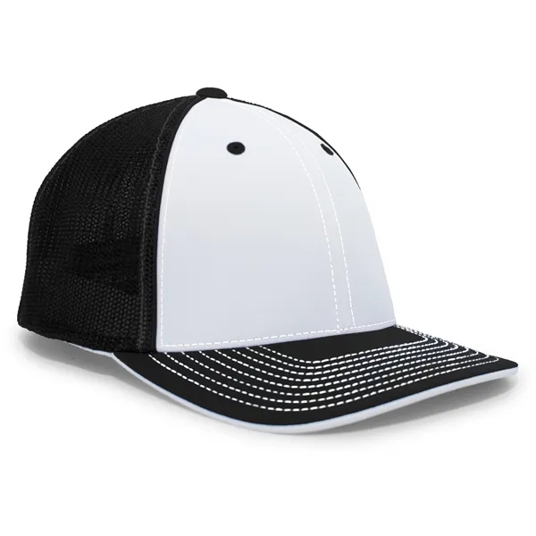 Trucker Flexfit® Cap with Pro-stitched finish.... from ASI 37461 Augusta Sportswear / Pacific Headwear