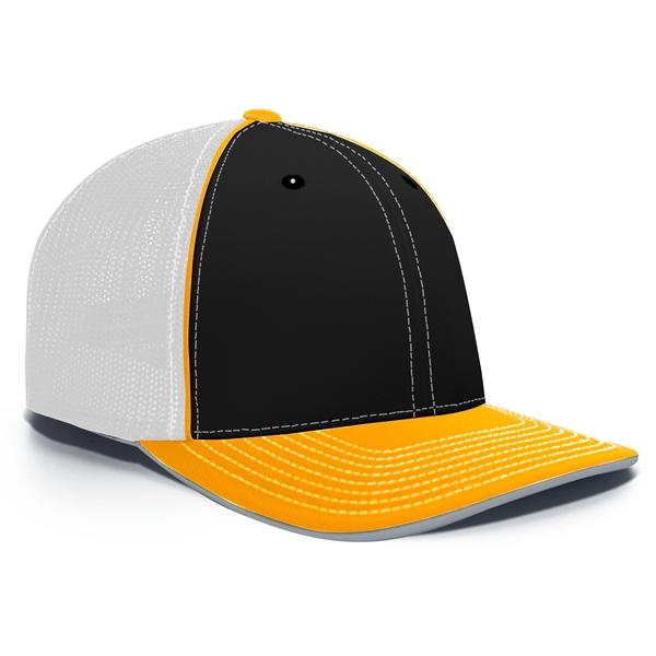 Trucker Flexfit® Cap with Pro-stitched finish.... from ASI 37461 Augusta Sportswear / Pacific Headwear
