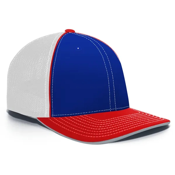 Trucker Flexfit® Cap with Pro-stitched finish.... from ASI 37461 Augusta Sportswear / Pacific Headwear