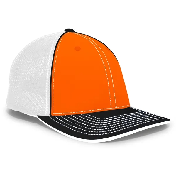Trucker Flexfit® Cap with Pro-stitched finish.... from ASI 37461 Augusta Sportswear / Pacific Headwear