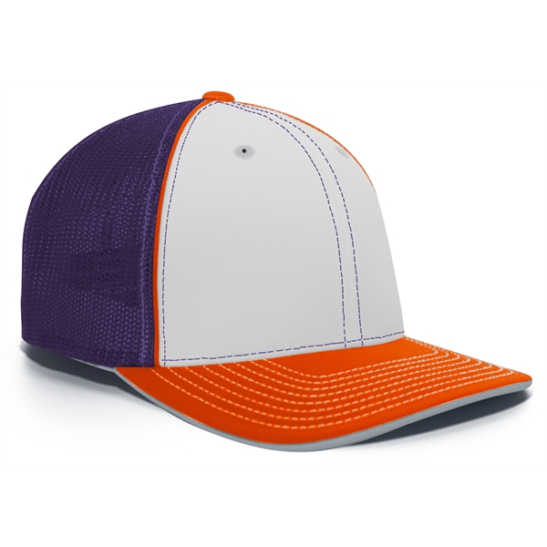 Trucker Flexfit® Cap with Pro-stitched finish.... from ASI 37461 Augusta Sportswear / Pacific Headwear