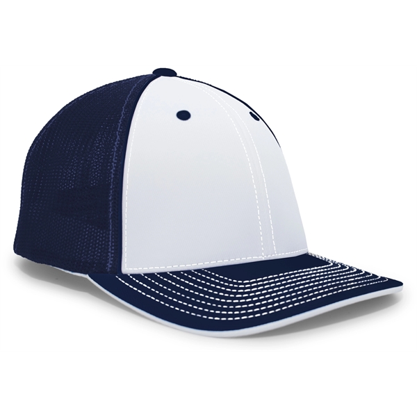 Trucker Flexfit® Cap with Pro-stitched finish.... from ASI 37461 Augusta Sportswear / Pacific Headwear