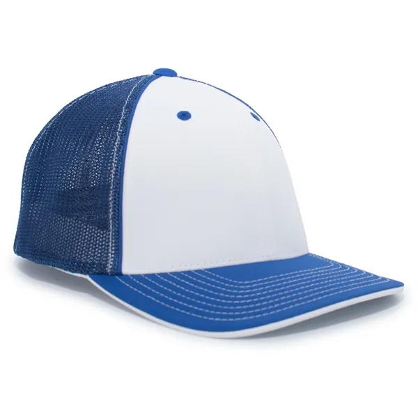Trucker Flexfit® Cap with Pro-stitched finish.... from ASI 37461 Augusta Sportswear / Pacific Headwear