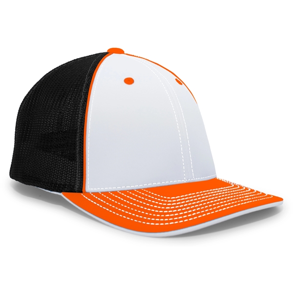 Trucker Flexfit® Cap with Pro-stitched finish.... from ASI 37461 Augusta Sportswear / Pacific Headwear