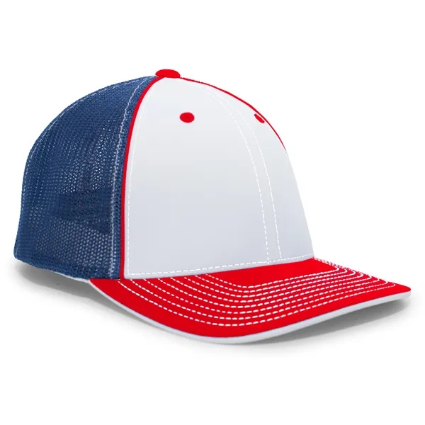 Trucker Flexfit® Cap with Pro-stitched finish.... from ASI 37461 Augusta Sportswear / Pacific Headwear