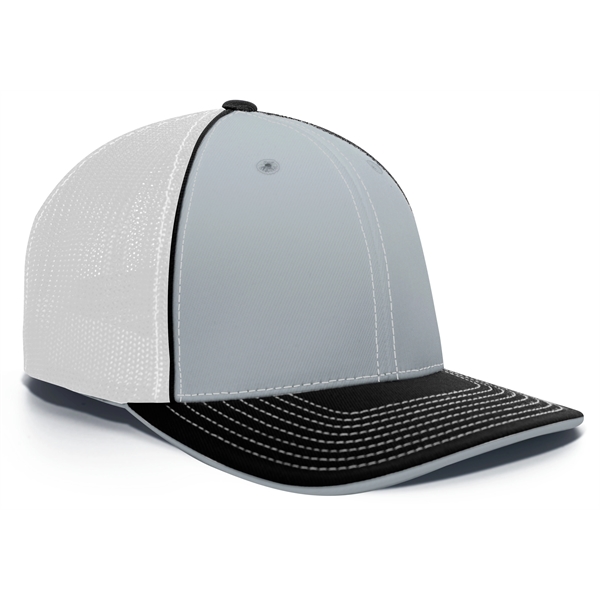 Trucker Flexfit® Cap with Pro-stitched finish.... from ASI 37461 Augusta Sportswear / Pacific Headwear