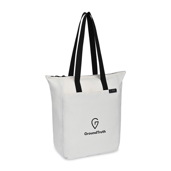 A modern update to a classic tote bag using recycled fabric... from ASI 56070 Gemline / Gemline®