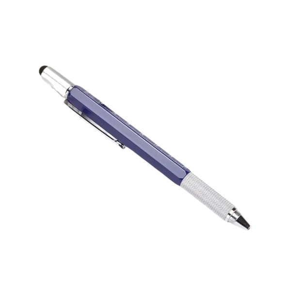 6-in-1 Metal Multi Tool Pen plus 1 color silkscreen imprint or... from ASI 37218 Athena Promo (tm)