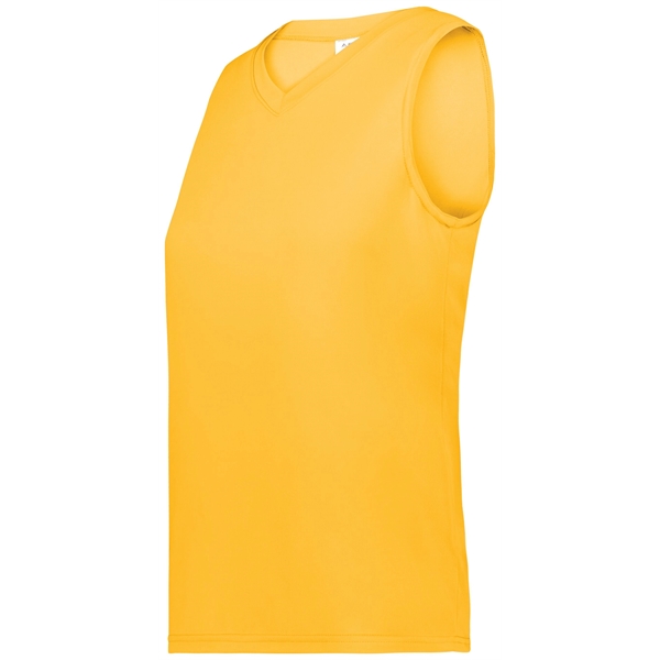 Ladies Sleeveless Wicking Attain Jersey with 100% polyester wicking knit.... from ASI 37461 Augusta Sportswear