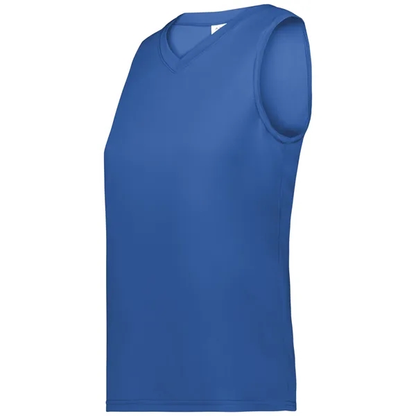 Ladies Sleeveless Wicking Attain Jersey with 100% polyester wicking knit.... from ASI 37461 Augusta Sportswear