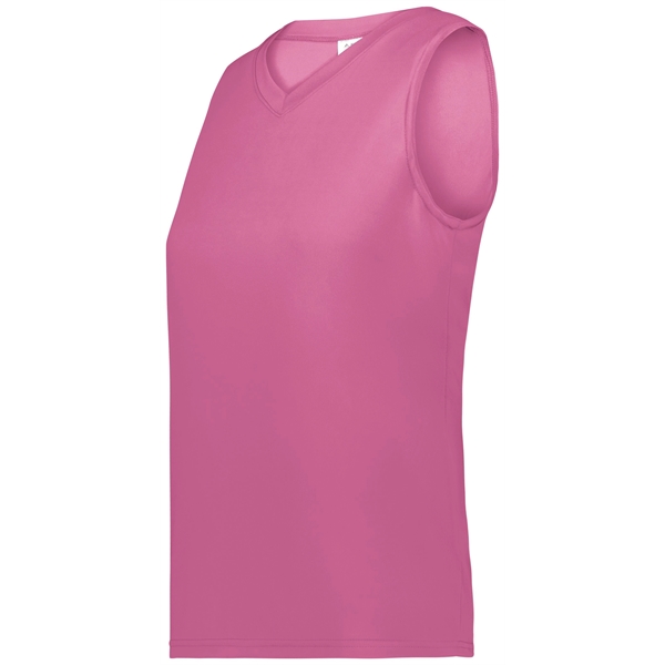 Ladies Sleeveless Wicking Attain Jersey with 100% polyester wicking knit.... from ASI 37461 Augusta Sportswear