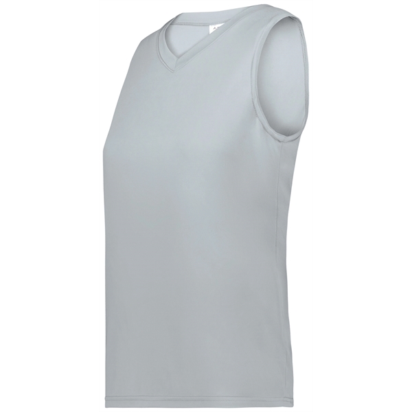 Ladies Sleeveless Wicking Attain Jersey with 100% polyester wicking knit.... from ASI 37461 Augusta Sportswear