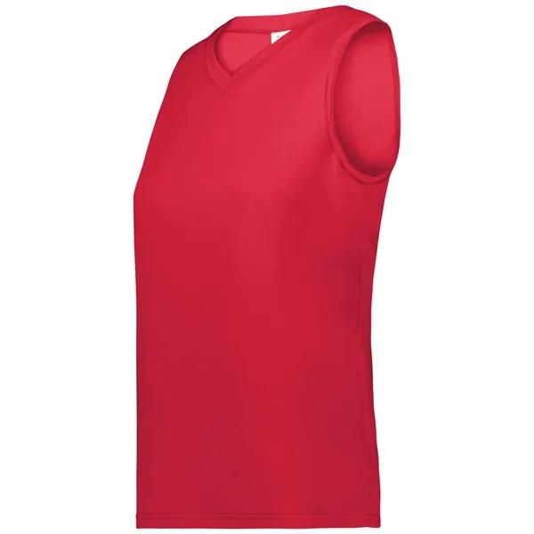 Girls Sleeveless Wicking Attain Jersey with 100% polyester wicking knit.... from ASI 37461 Augusta Sportswear