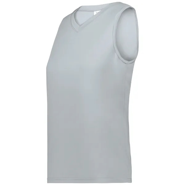Girls Sleeveless Wicking Attain Jersey with 100% polyester wicking knit.... from ASI 37461 Augusta Sportswear