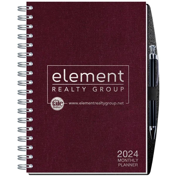 7" x 10" 14 month planner with heavyweight cover, weekly and... from ASI 50873 Drum-Line / Drum-line Inc