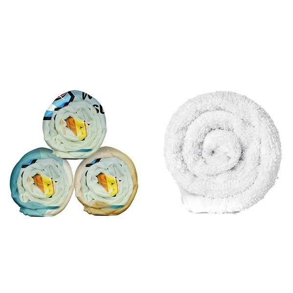 SpaceSaver 60" x 30" 200GSM rPET recycled polyester material full color... from ASI 62660 Innovation Line