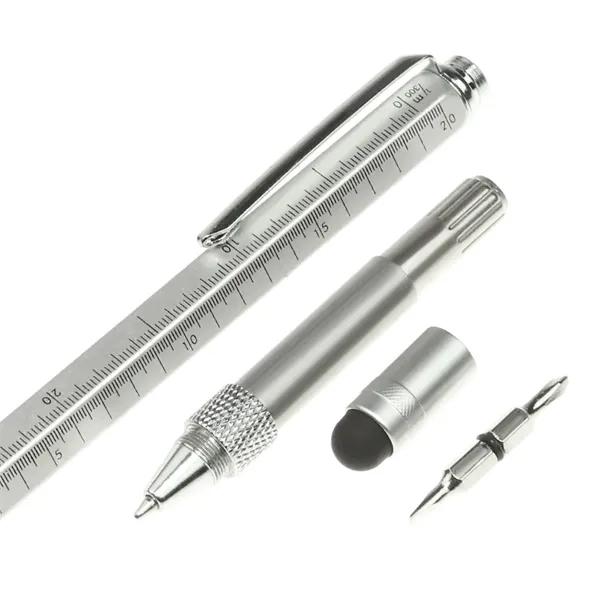 6-in-1 Metal Multifunction pen plus 1C1P silkscreen imprint or laser engraving... from ASI 37218 Athena Promo (tm)