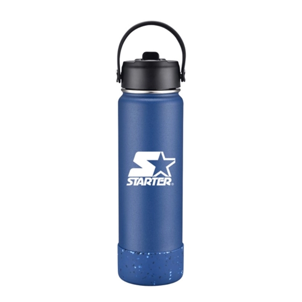 Ronette 27oz water bottle with silicone bottom. Powder coated. 18/8 stainless... from ASI 90859 Tempo Industries Inc