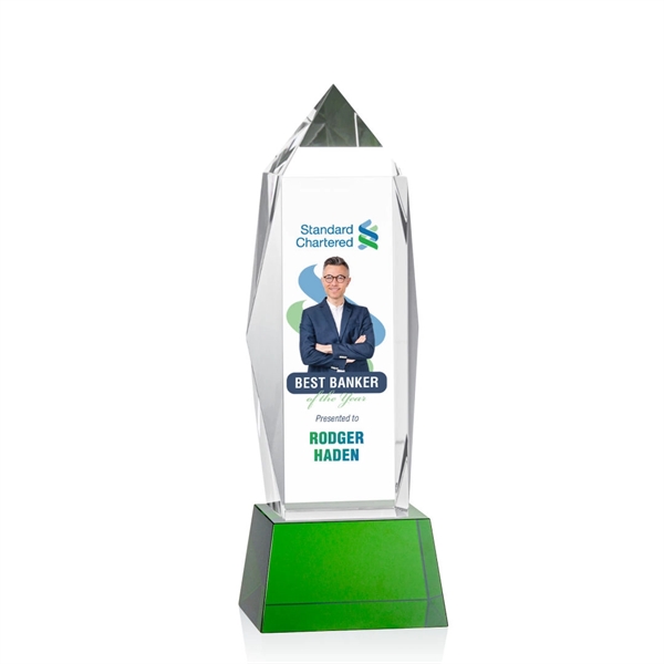 Bloomington VividPrint™ Award on Base - Green... from ASI 84592 St Regis Group / St Regis