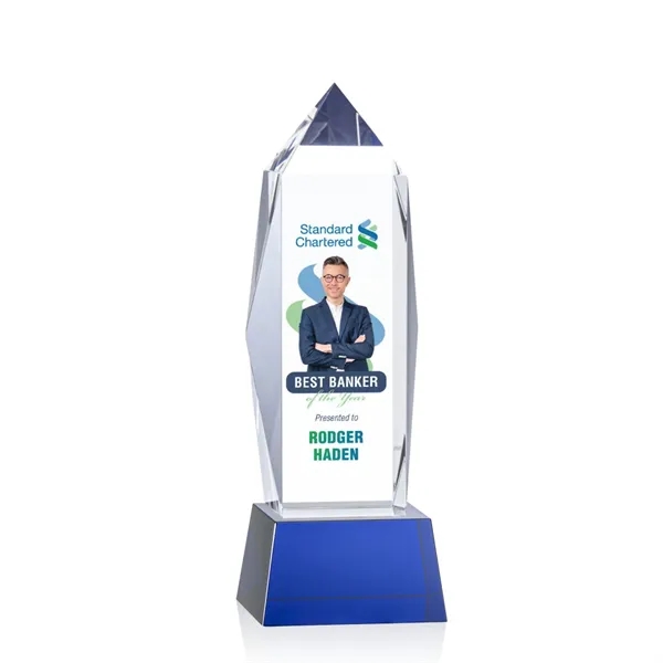 Bloomington VividPrint™ Award on Base - Blue... from ASI 84592 St Regis Group / St Regis