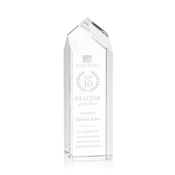 The Clarington Tower Award is a magnificent thick Optical Crystal elongated... from ASI 84592 St Regis Group / St Regis