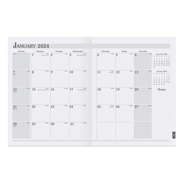 6 1/2" x 10" 14 month planner, full color cover.... from ASI 50873 Drum-Line / Drum-line Inc