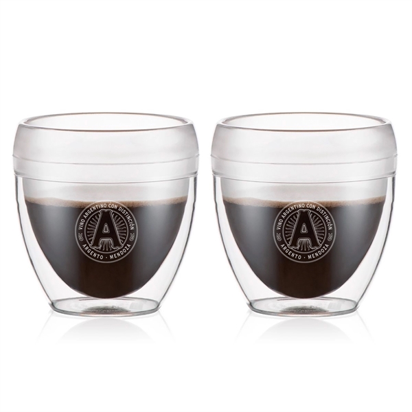 Set French Press 34oz & 2 Pcs Pavina Outdoor 8oz... from ASI 61005 Hirsch Gift Inc