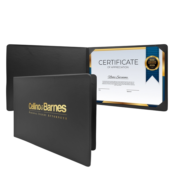 Smooth vinyl diploma holder for 11" x 8.5" certificates.... from ASI 90807 Tekweld