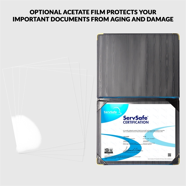 Padded diploma holders and 11" x 8.5" certifications.... from ASI 90807 Tekweld