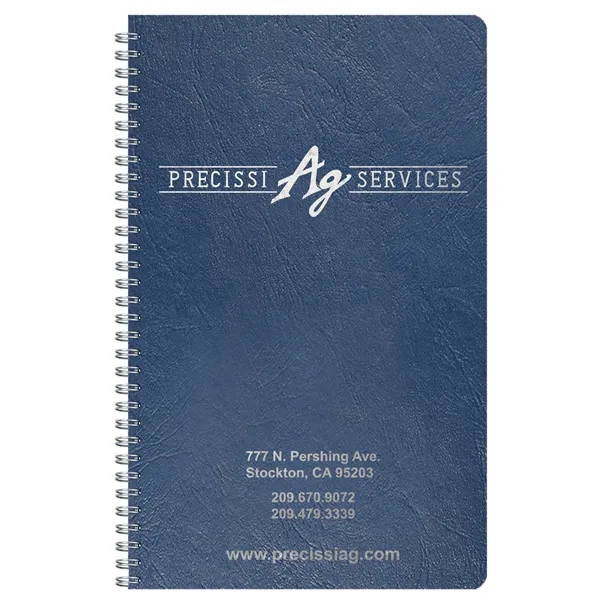 5 1/4" x 8 1/4" Flex weekly planner with a leatherette... from ASI 50873 Drum-Line / Drum-line Inc