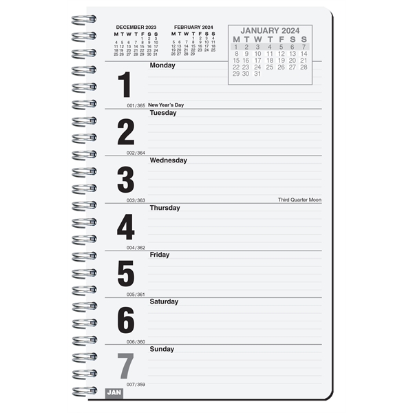 5 1/4" x 8 1/4" Full color weekly planner.... from ASI 50873 Drum-Line / Drum-line Inc