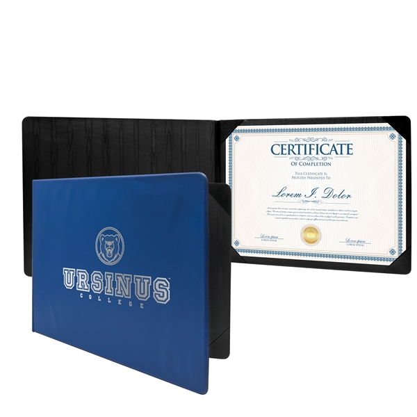 Standard vinyl diploma holder for 11" x 8.5" certificates.... from ASI 90807 Tekweld