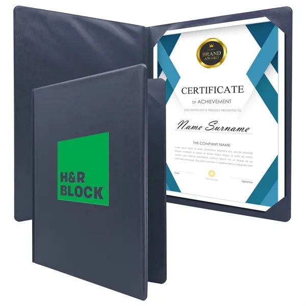 Smooth vinyl diploma holder for 11" x 8.5" certificates.... from ASI 90807 Tekweld
