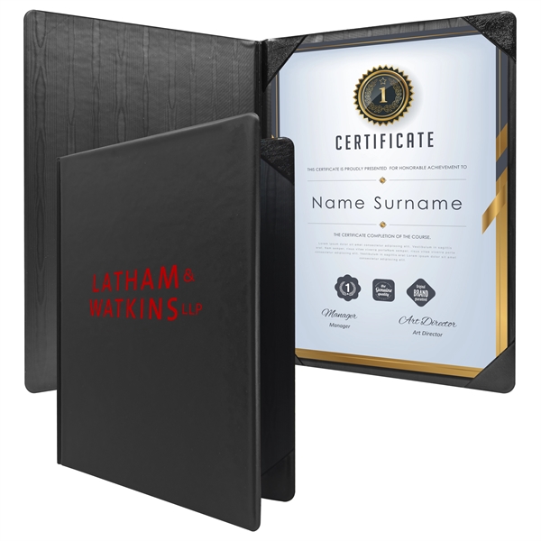Padded diploma holders and 11" x 8.5" certifications.... from ASI 90807 Tekweld