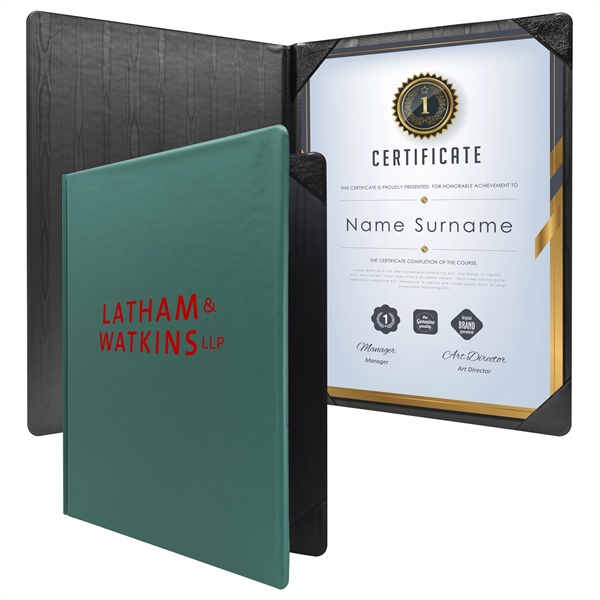 Padded diploma holders and 11" x 8.5" certifications.... from ASI 90807 Tekweld