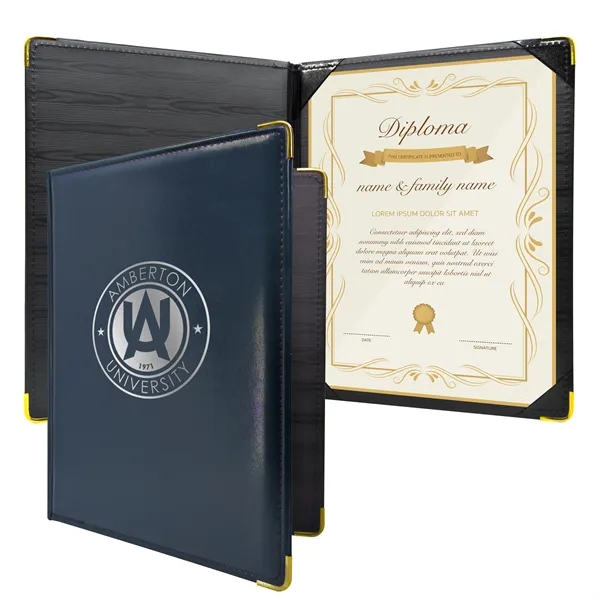 Padded vinyl diploma holder for 11" x 8.5" certificates; comes with... from ASI 90807 Tekweld