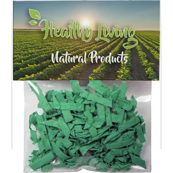 Individual packet of seeded confetti with your full color message on... from ASI 54100 Fields Manufacturing Inc / Sprout Tyme Line by American Greenwood