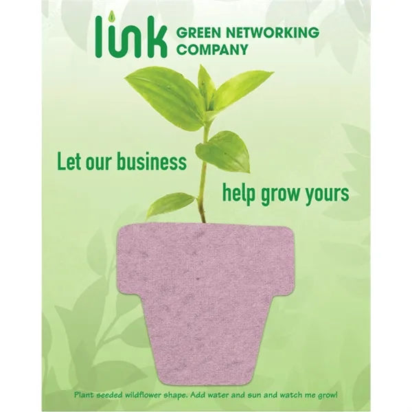 Mailer with seeded paper shapes for planting to grow wildflowers or... from ASI 54100 Fields Manufacturing Inc / Sprout Tyme Line by American Greenwood