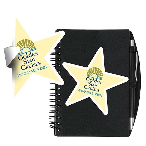 4" star-shaped 6 mil matte vinyl CustomCut(TM) stickers.... from ASI 62660 Innovation Line