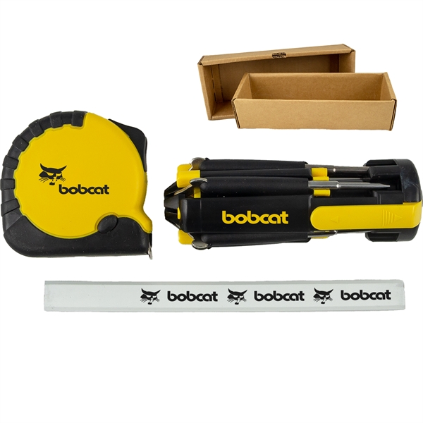 Kit with a 16-foot tape measure, 8-in-1 LED multitool, and carpenter... from ASI 57653 Gold Bond