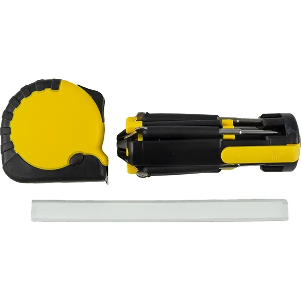 Kit with a 16-foot tape measure, 8-in-1 LED multitool, and carpenter... from ASI 57653 Gold Bond