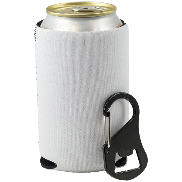 Social kit with a carabiner bottle opener and can cooler.... from ASI 57653 Gold Bond