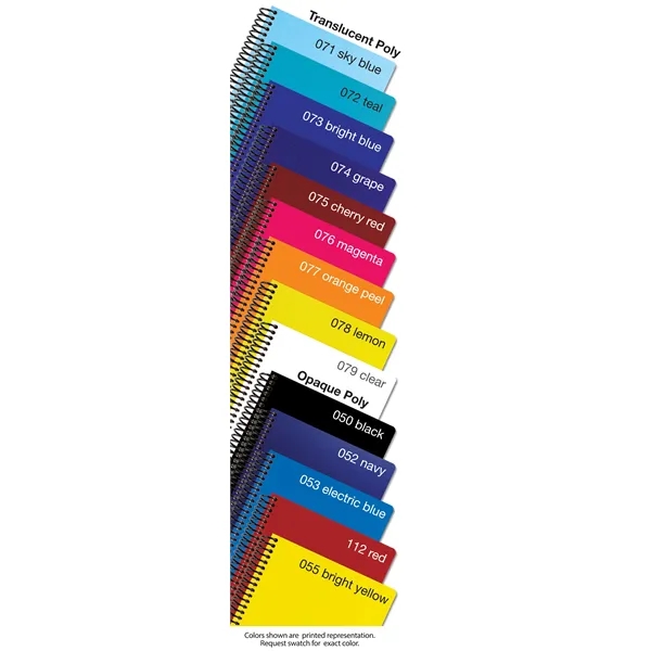 5 1/4" x 8 1/4" Poly academic weekly planner (August-August) with... from ASI 50873 Drum-Line / Drum-line Inc